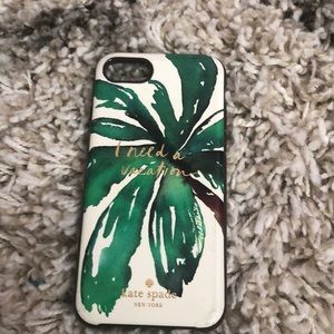Kate Spade I need a vacation Hybrid Phone Case
